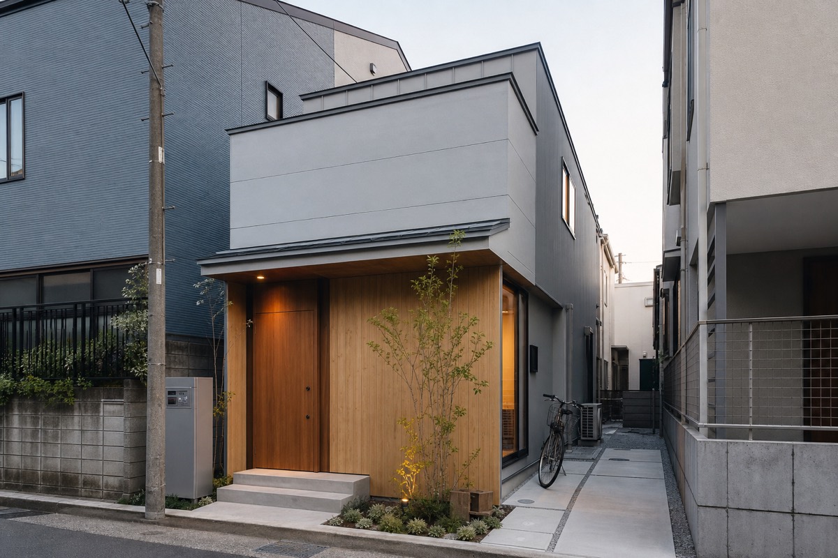 狭小地住宅スタディの外観